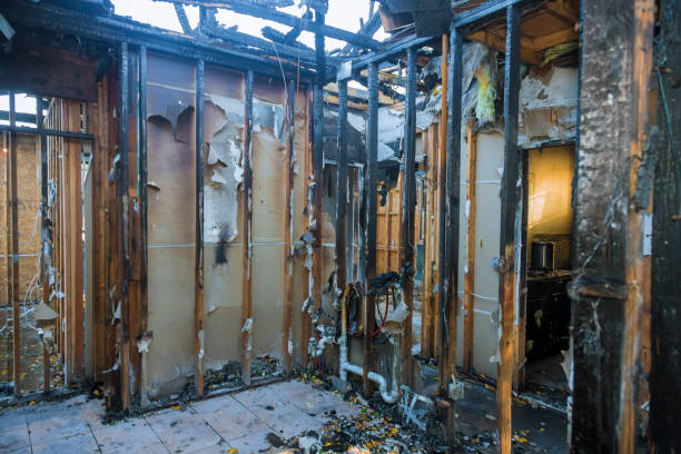 Professional Fire Damage Assessment technician working in Crum Lynne, PA